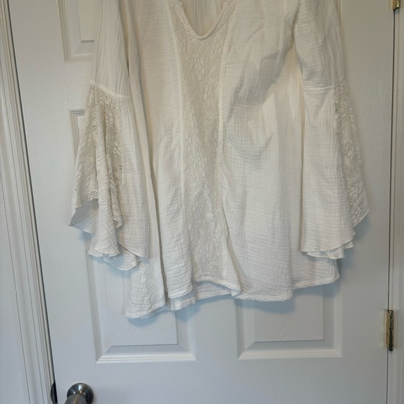 L*Space Boardwalk Tunic Coverup White - Picture 7 of 9